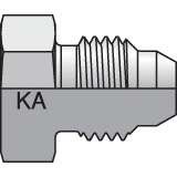 Hose Adapter - Komatsu 30 Flare - Male 30 Flare - Plug